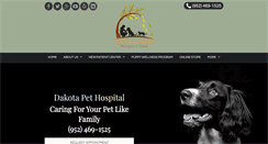 Desktop Screenshot of dakotapethospital.com